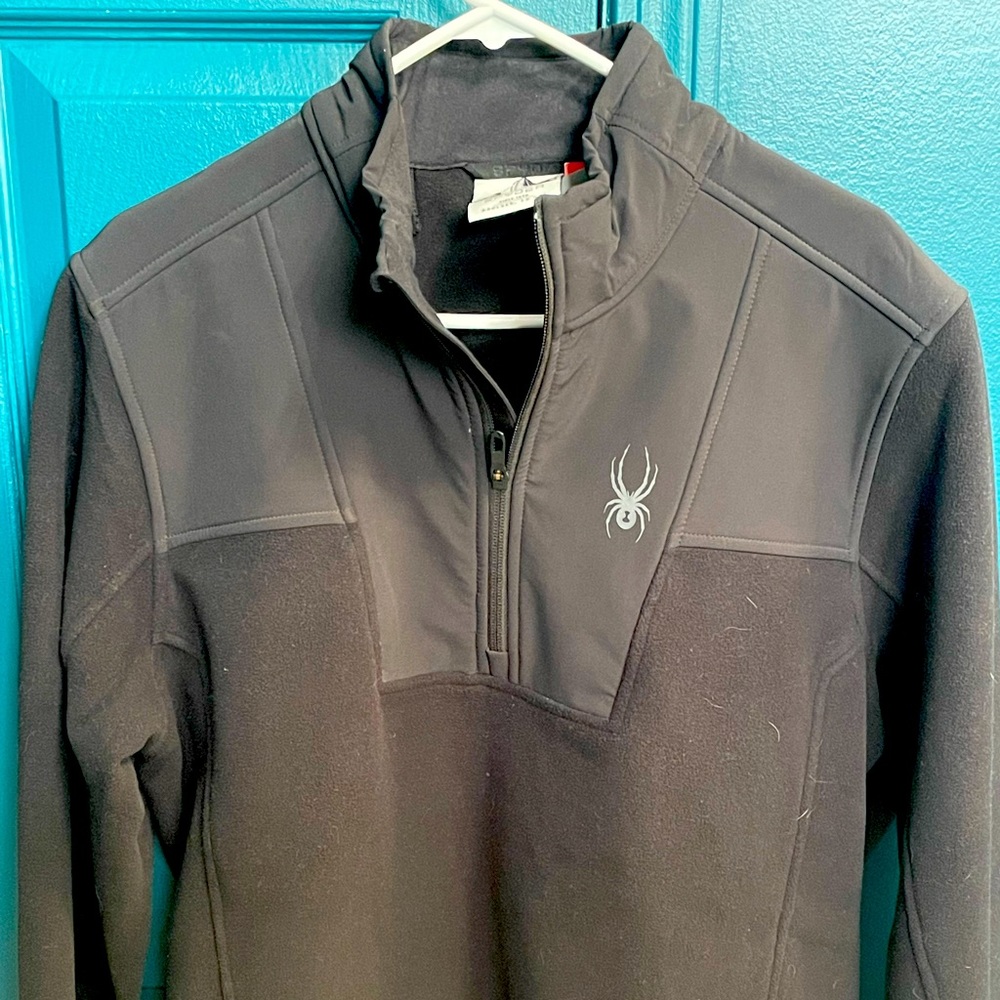 Spyder Mens Fleece 1/4 Zip Up (L) NWT